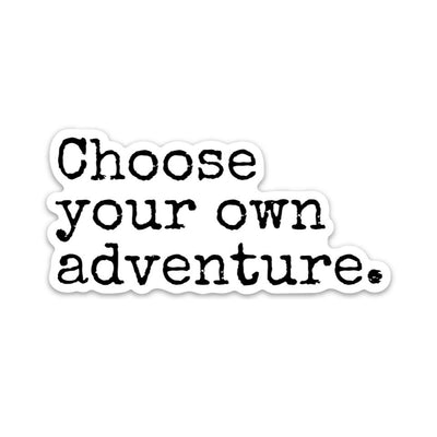 Choose Your Own Adventure Sticker