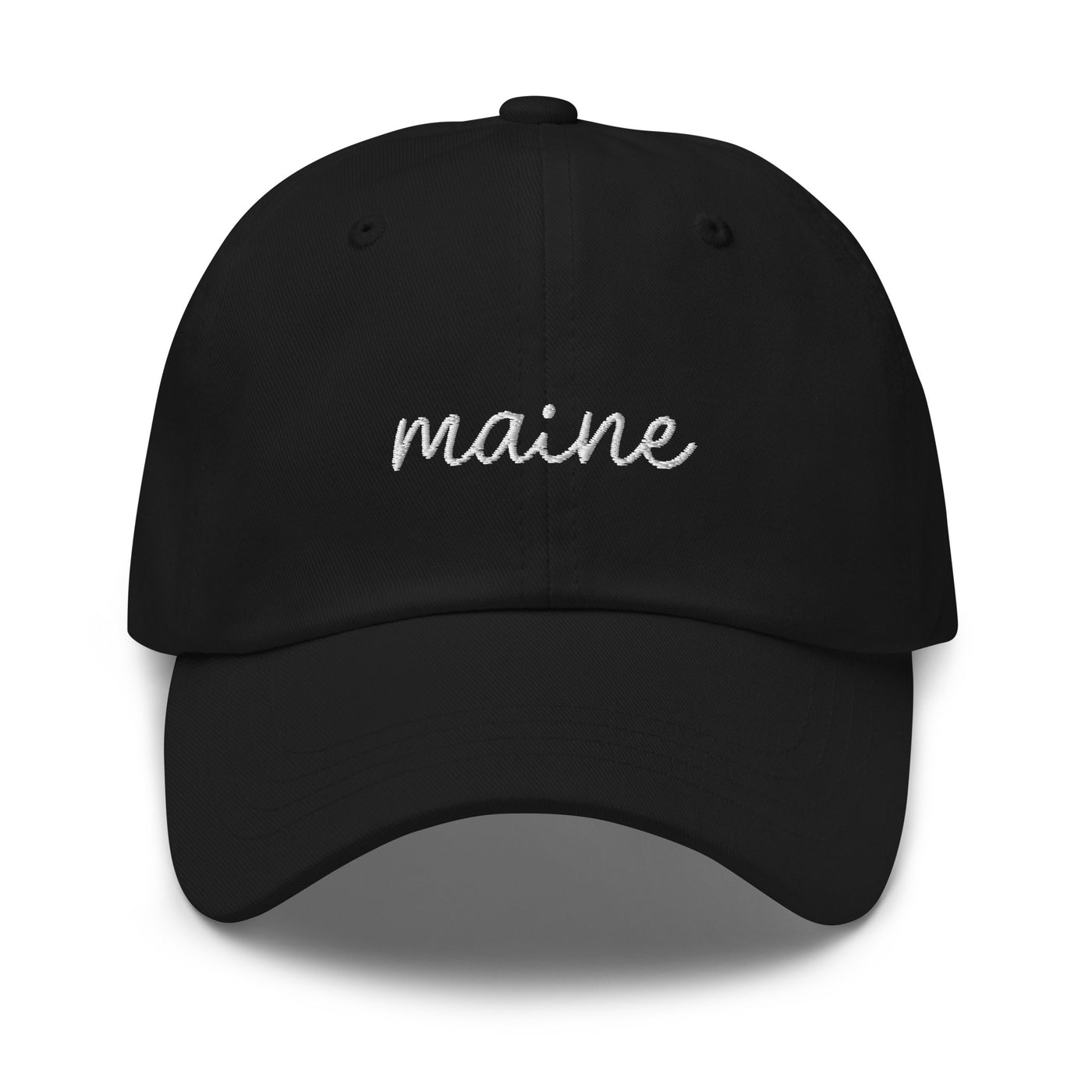 Maine Script Embroidered Hat