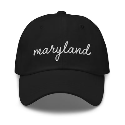 Maryland Script Embroidered Hat