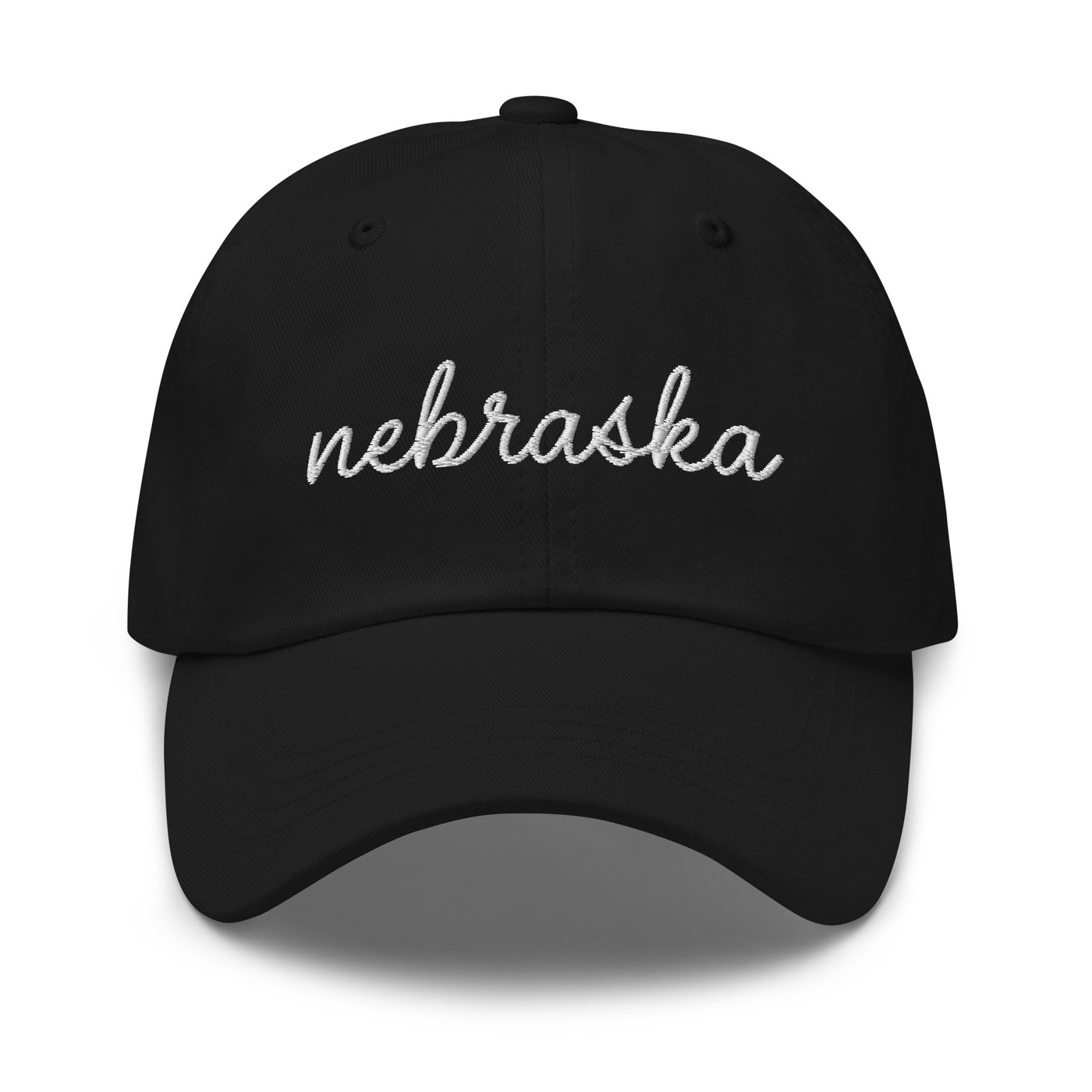 Nebraska Script Embroidered Hat Black - The Northwest Store