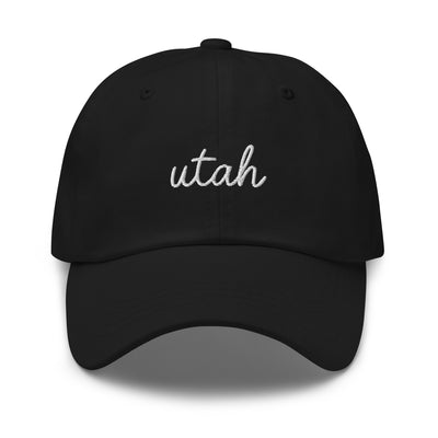 Utah Script Embroidered Hat