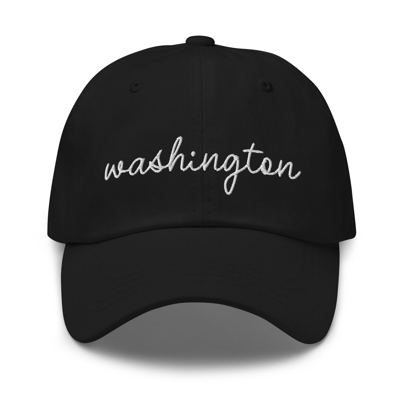 Washington Script Embroidered Hat