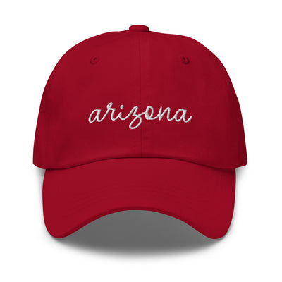 Arizona Script Embroidered Hat