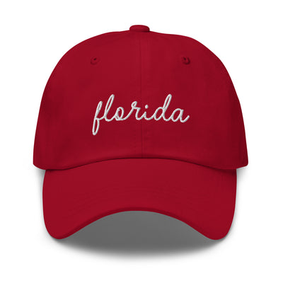 Florida Script Embroidered Hat