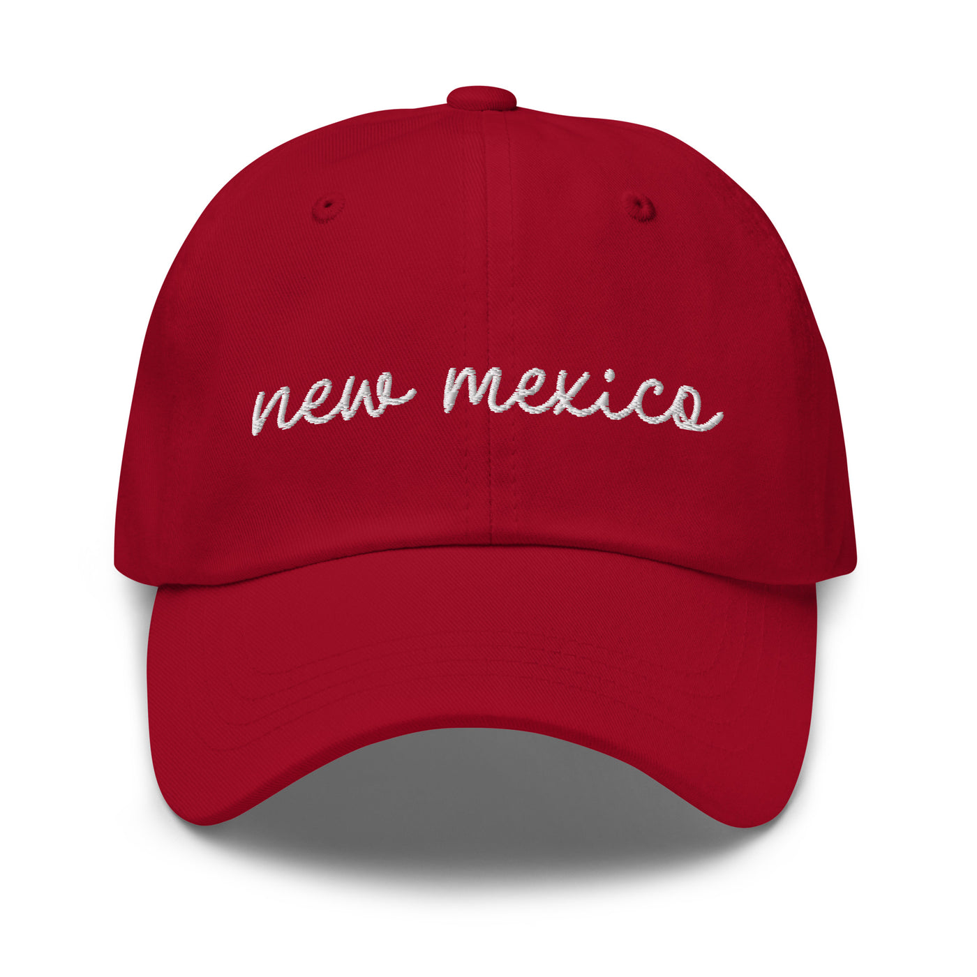 New Mexico Script Embroidered Hat