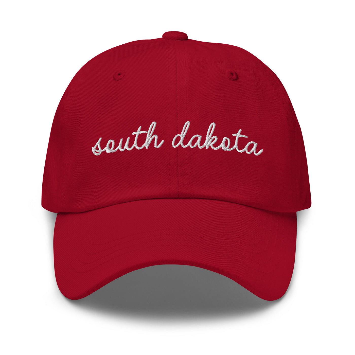 South Dakota Script Embroidered Hat