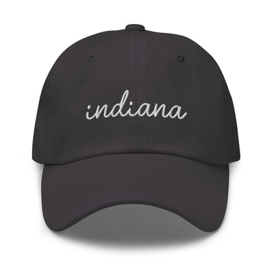 Indiana Script Embroidered Hat