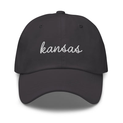 Kansas Script Embroidered Hat