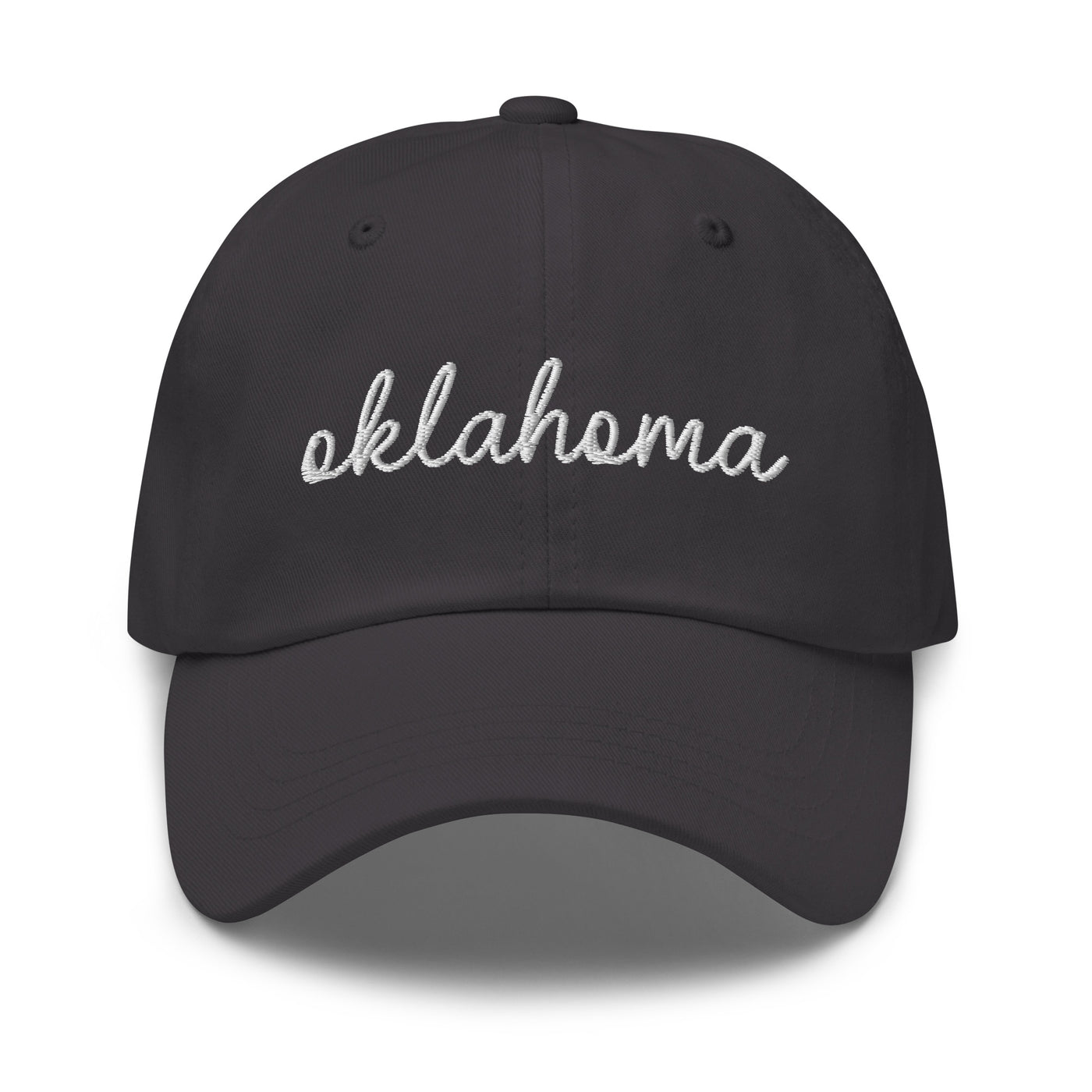 Oklahoma Script Embroidered Hat