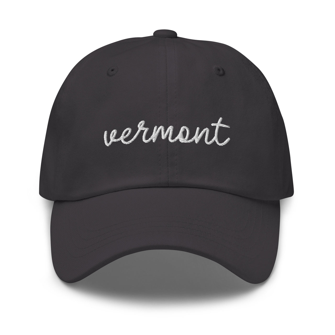 Vermont Script Embroidered Hat