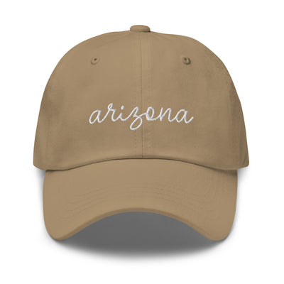 Arizona Script Embroidered Hat