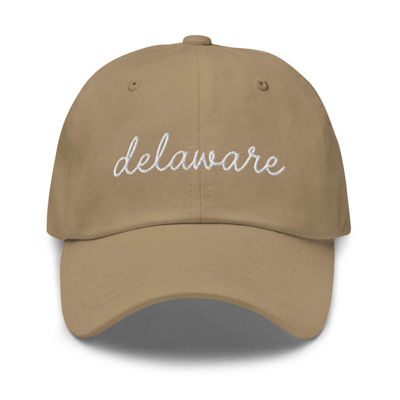 Delaware Script Embroidered Hat