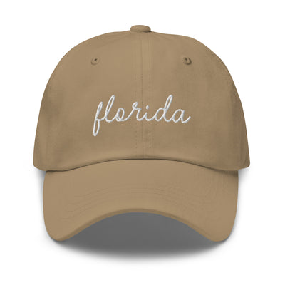 Florida Script Embroidered Hat