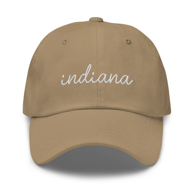 Indiana Script Embroidered Hat