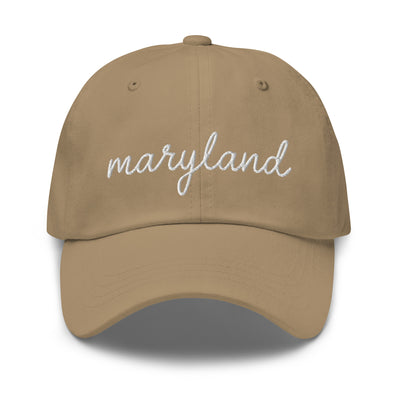 Maryland Script Embroidered Hat