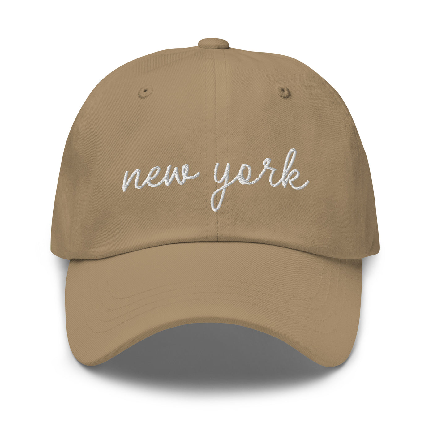 New York Script Embroidered Hat