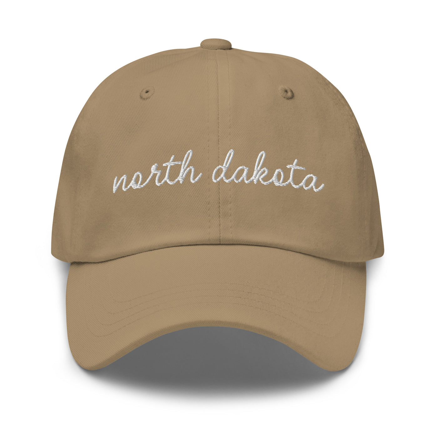 North Dakota Script Embroidered Hat