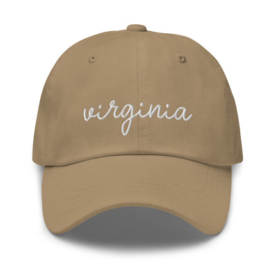 Virginia Script Embroidered Hat