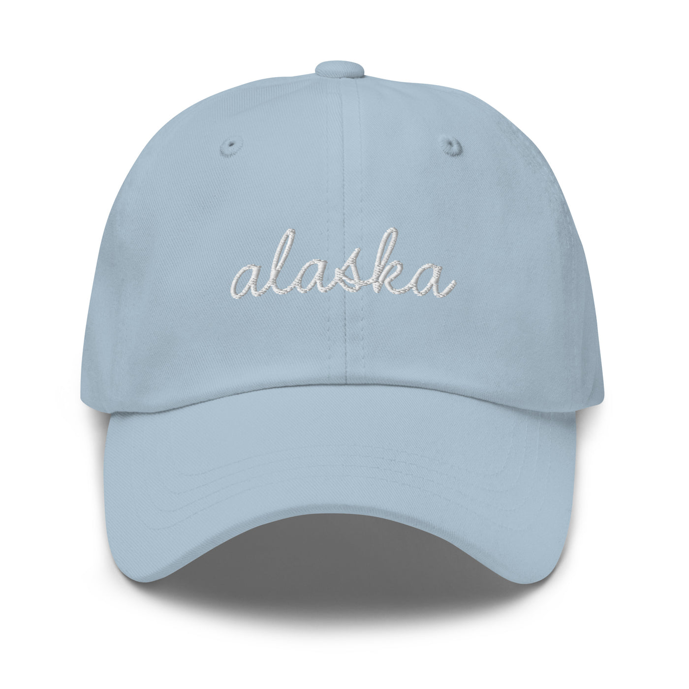 Alaska Script Embroidered Hat