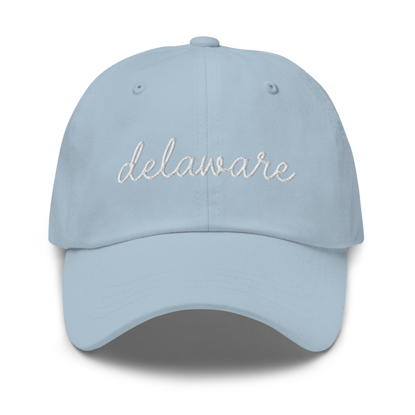 Delaware Script Embroidered Hat