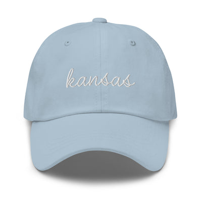 Kansas Script Embroidered Hat