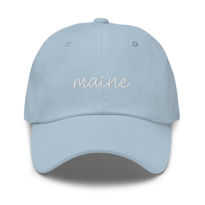 Maine Script Embroidered Hat