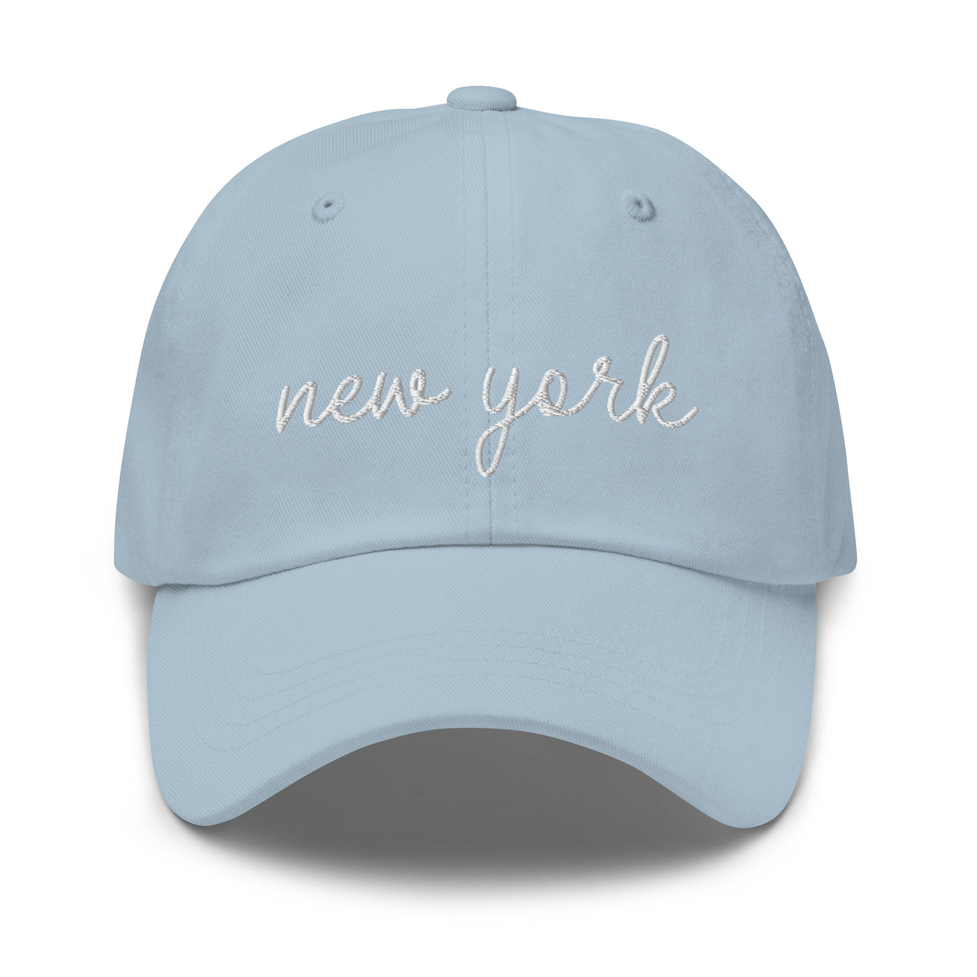 New York Script Embroidered Hat