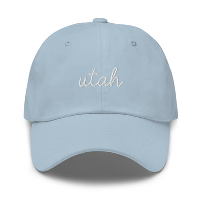 Utah Script Embroidered Hat