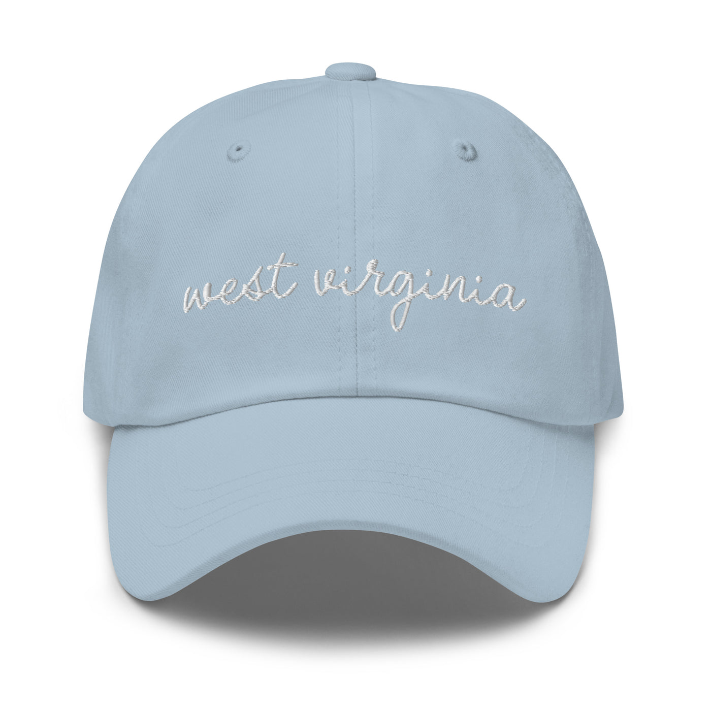 West Virginia Script Embroidered Hat