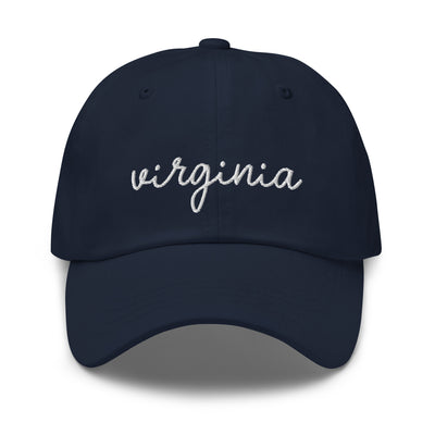 Virginia Script Embroidered Hat