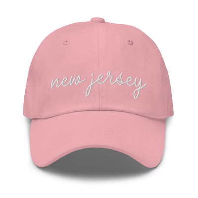 New Jersey Script Embroidered Hat