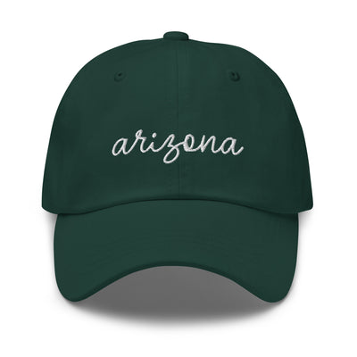 Arizona Script Embroidered Hat