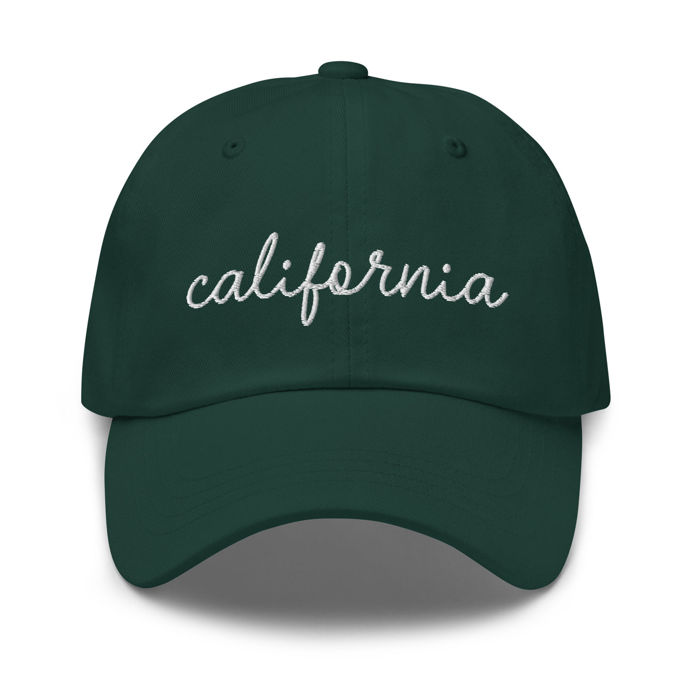 California Script Embroidered Hat