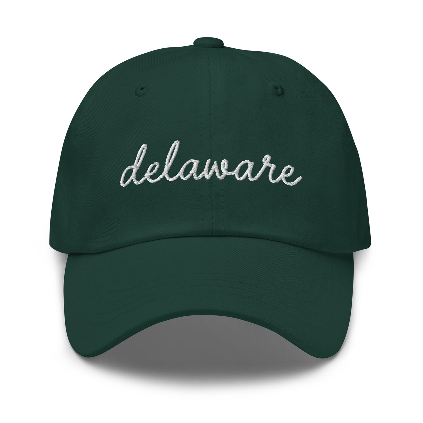 Delaware Script Embroidered Hat