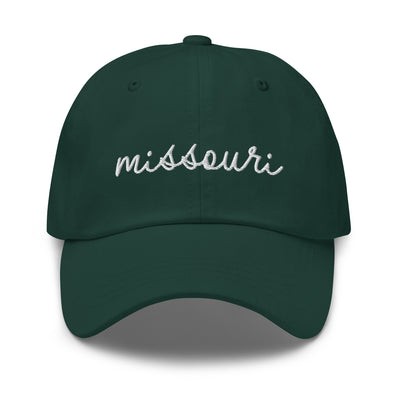 Missouri Script Embroidered Hat