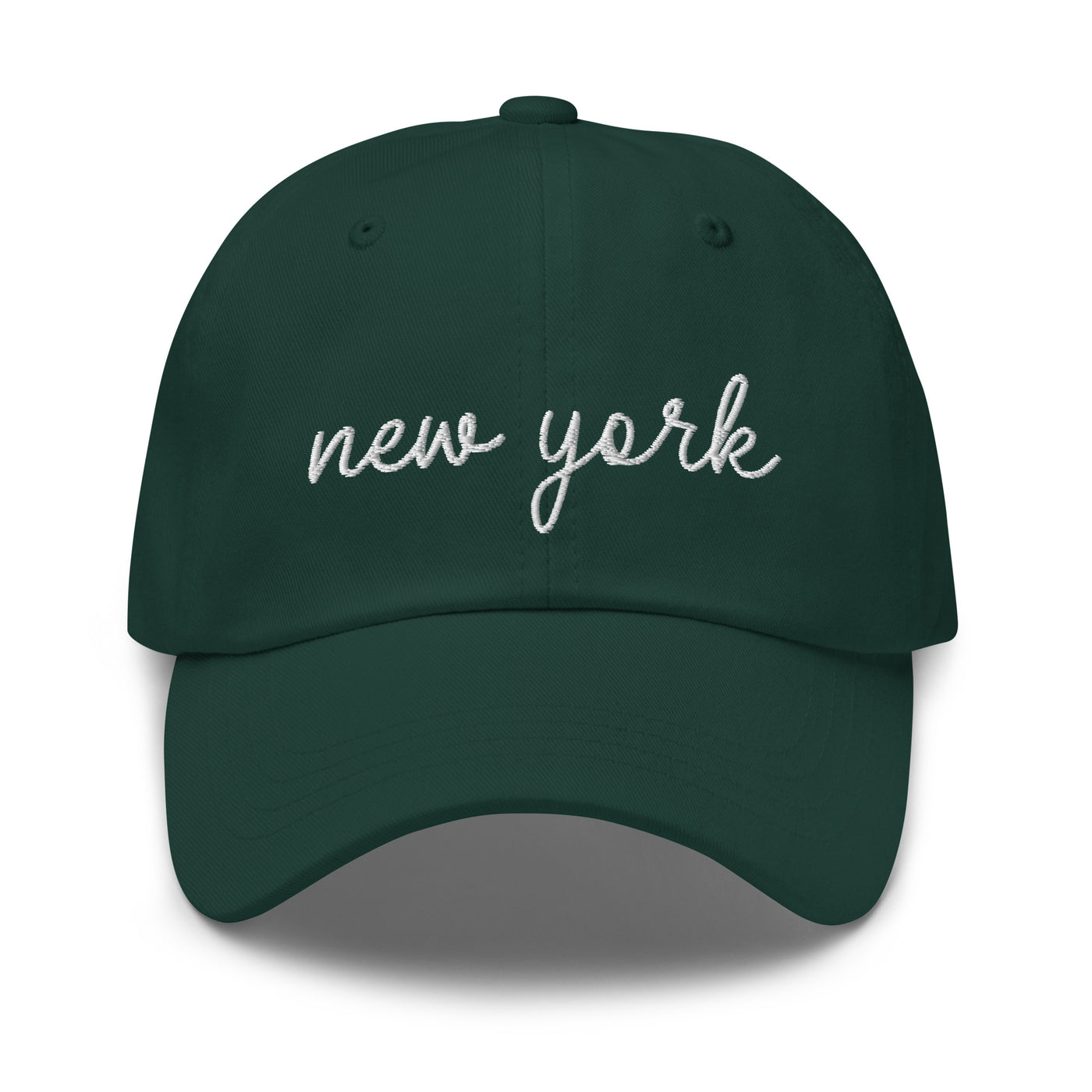 New York Script Embroidered Hat