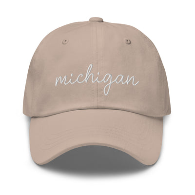 Michigan Script Embroidered Hat