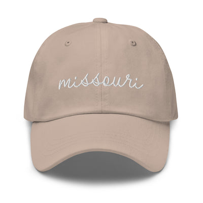 Missouri Script Embroidered Hat