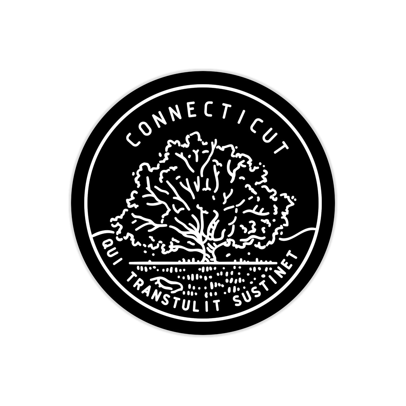 Connecticut State Motto Sticker