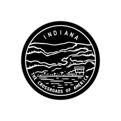 Indiana State Motto Sticker