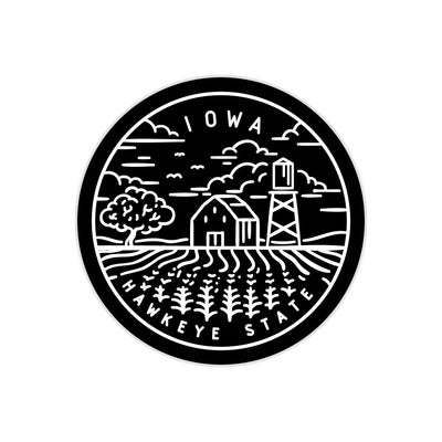 Iowa State Motto Sticker