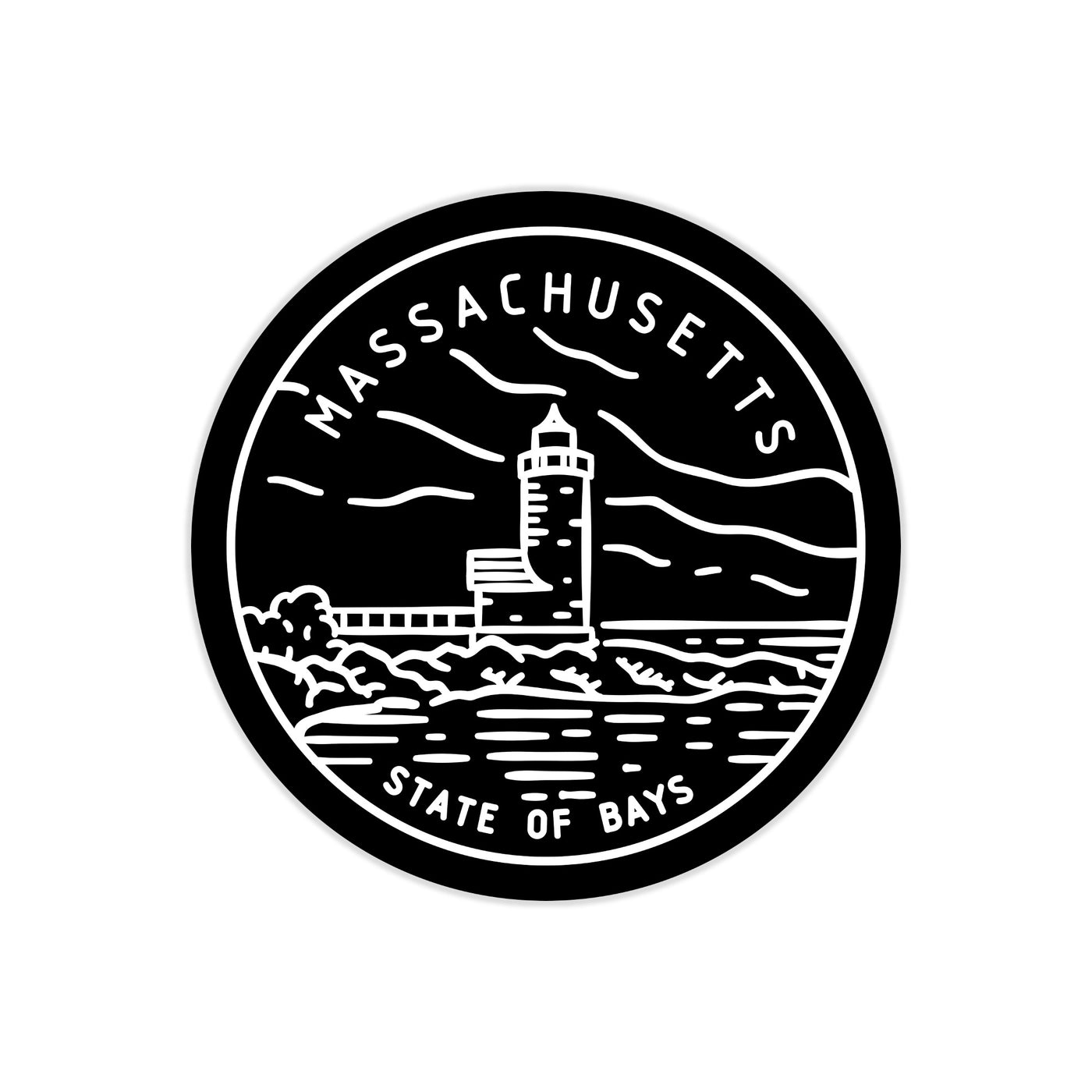 Massachusetts State Motto Sticker