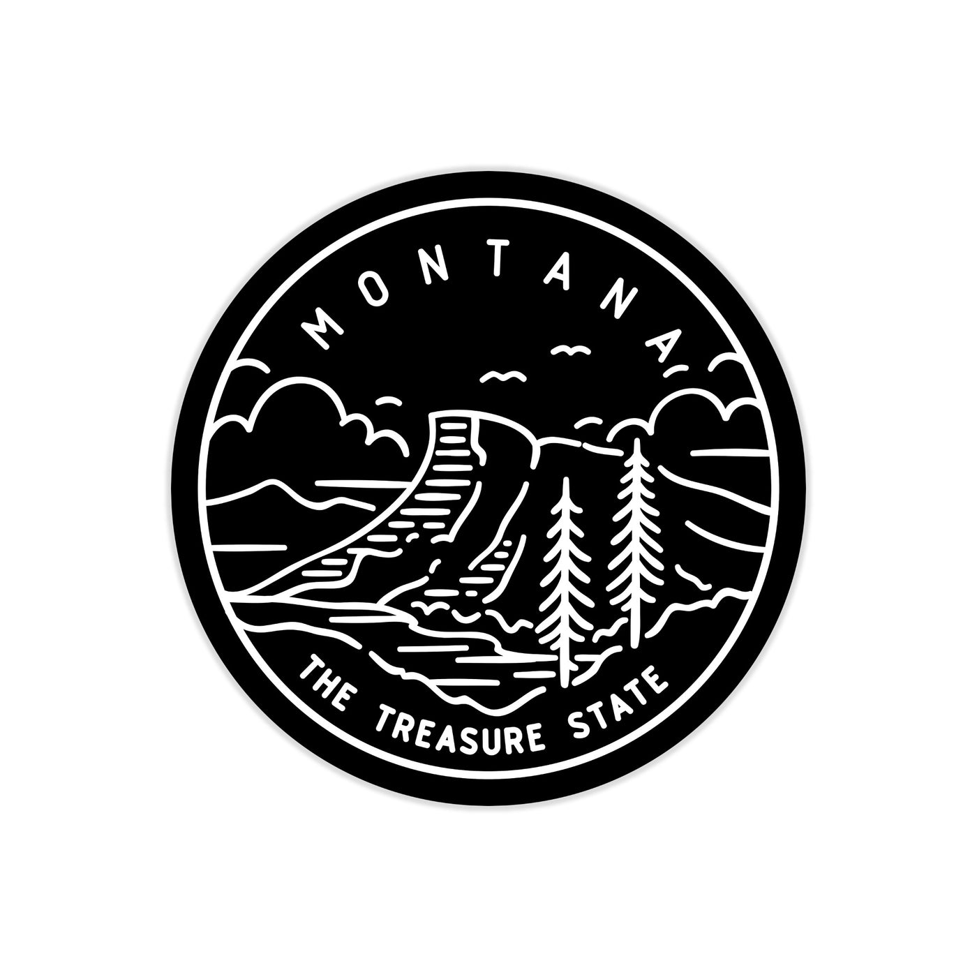 Montana State Motto Sticker