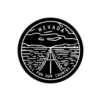 Nevada State Motto Sticker