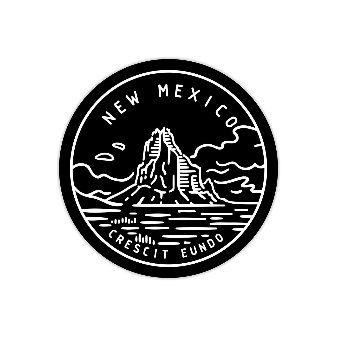 New Mexico State Motto Sticker