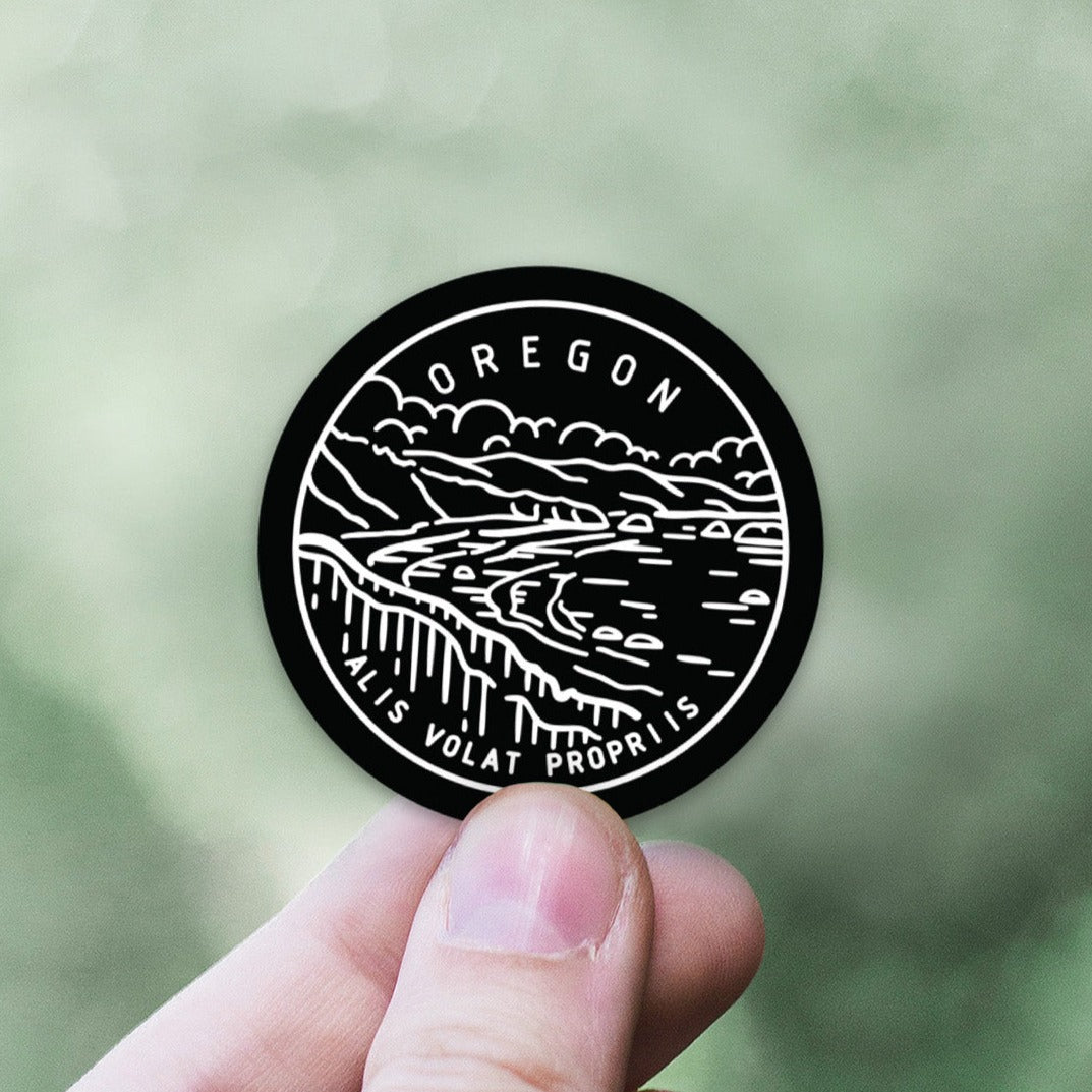 Oregon State Motto Sticker