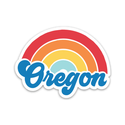 Oregon Rainbow Sticker