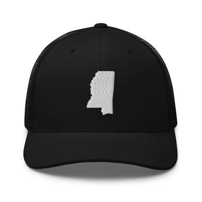 Mississippi Trucker Cap Black - The Northwest Store