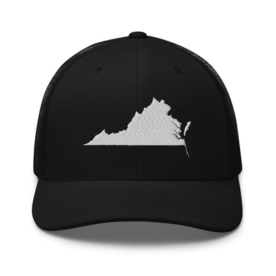 Virginia Trucker Cap Black - The Northwest Store