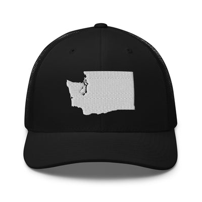 Washington Trucker Cap Black - The Northwest Store